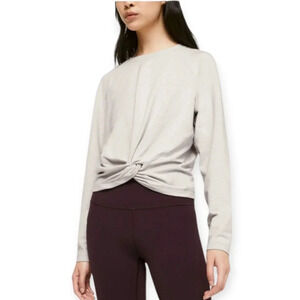 Lululemon Tuck & Gather Pullover Sweatshirt in  Heathered Mod Stargaze Medium